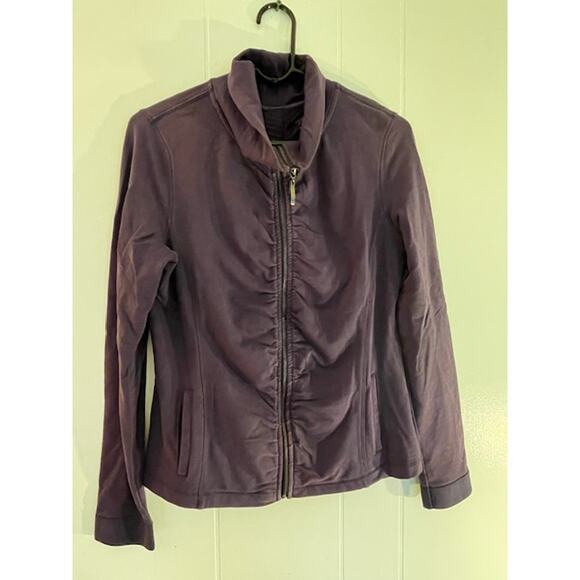Calvin Klein Size Large Performance Quick Dry Zip Up Jacket Purple - Picture 1 of 6